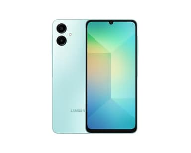 Samsung Galaxy A06 4G LTE (64GB + 4GB) Latin Version SM-A065M/DS Factory Unlocked 6.7" Dual Sim 50MP Dual Cam (Case Bundle) - (Light Green)
