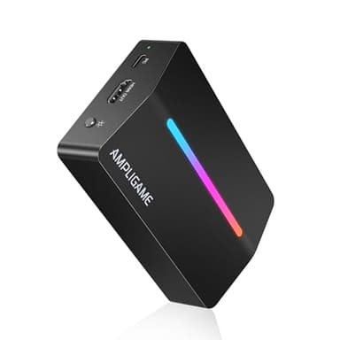 Fifine AmpliGame Video Capture Card, HD 1080 60fps for Audio Video, Gaming, Live Streaming, 4K HDMI to USB Capture Card Compatible with PS4/Windows/Mac OS/Switch/Xbox-V3