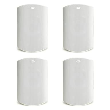 Polk Audio Atrium 8 All Weather Outdoor Loudspeakers - 4 Pack (White)