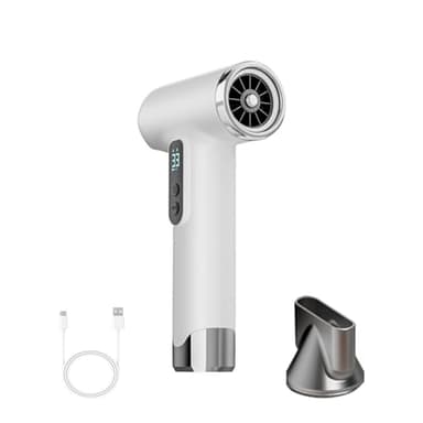 SL Nevnmoe Cordless Rechargeable Hair Dryer, 15000mAh Battery Operated,USB Portable Blow Dryer，3 Adjustable Hot and Cold Air Settings, Used for Travel, Camping, and RV.