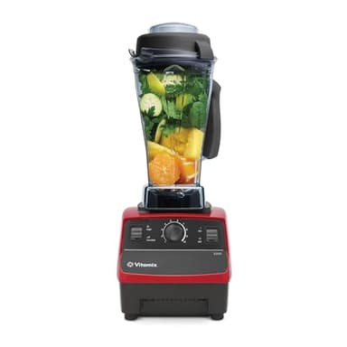 Vitamix 5200 Blender, Professional-Grade Blender for Smoothies, Soups, Ice Cream and More, Stainless-Steel Blades, Self-Cleaning Kitchen Appliance, 64 Oz Container, Red