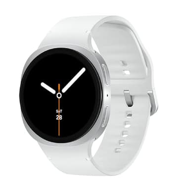 Samsung Galaxy Watch 8 (2025) 44mm Bluetooth Smartwatch, Cushion Design, Fitness Tracker, Sleep Coaching, Running Coach, Energy Score, Heart Rate Tracking, Silver [US Version, 2 Yr Warranty]