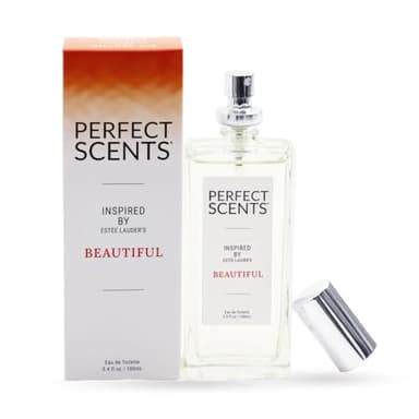Perfect Scents Fragrances, Inspired by Estee Lauder’s Beautiful, Women’s Eau de Toilette, CLEAN, Vegan, Paraben-Free, Phthalate-Free, Never Tested on Animals, 3.4 Fluid Ounces