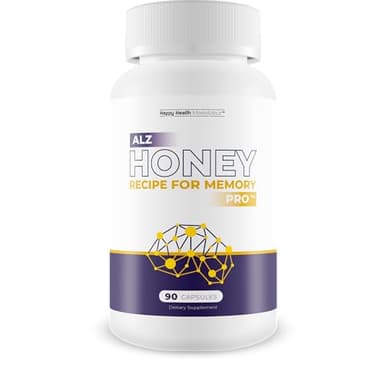 ALZ Honey Recipe for Memory - Our Best Brain Focus and Memory Supplement - Brain Booster Mental Clarity and Focus Supplements - Japanese Honey Trick Brain Health - Nootropics Brain Support Supplement
