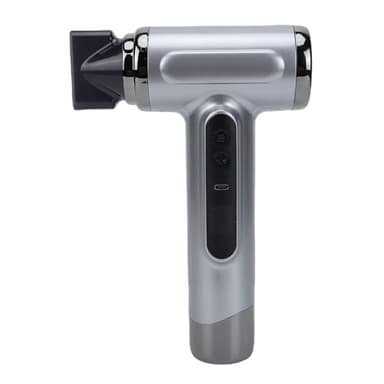 fosa Cordless Hair Dryer for Travel, Portable Blow Dryer Fast Drying, 200W, 15600mAh USB Rechargeable, USB C Charging, Hot/Cool Wind, with Nozzle, for Camping Dorm Home Use