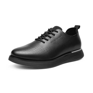 Bruno Marc Men's MaxFlex Fashion Dress Sneakers Oxfords Classic Casual Shoes,Size 11,Black,SBOX2318M