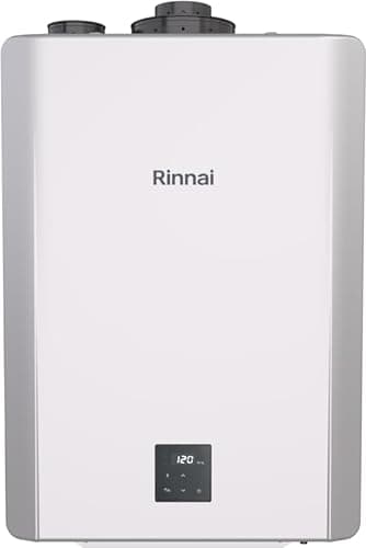 NEW Rinnai RX199iN Condensing Smart Sense Natural Gas or Propane Tankless Water Heater, Indoor or Outdoor Water Heater, Up to 11.1 GPM, 199,000 BTU