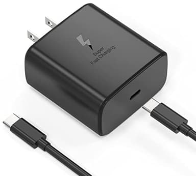 2026 45W Super Fast Charger USB C Android Phone Charger Fast Charging Compatible with Samsung Galaxy S25/S25 Ultra/S25+/S24 Ultra/S24/S24+/S23 Ultra/S23/S22/S20/S21/Note 10,Galaxy Tab, 6ft C Cable