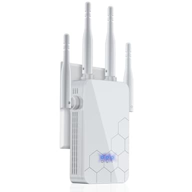 2026 WiFi Extender Internet Booster, 10000 Sq.ft Long Range Repeater Wireless Routers Amplifier, Mesh Wi-Fi 80% Faster | Broader Than Ever, Support More Network Devices at Home, 1-Tap Setup