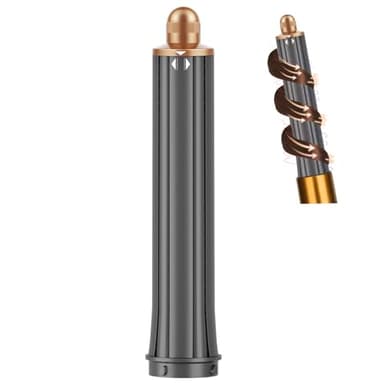 PUREGUST 1.2IN Long Hair Barrels Attachment Compatible with Dyson Airwrap HS01 HS05 HS08 Accessories, Automatic Curling Iron Curlers for Soft Inward Curls Voluminous Outward Waves
