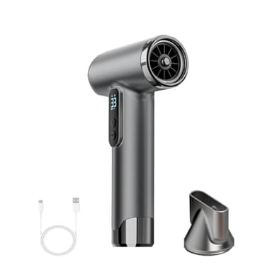 SL Nevnmoe Cordless Rechargeable Hair Dryer, 15000mAh Battery Operated,USB Portable Blow Dryer，3 Adjustable Hot and Cold Air Settings, Used for Travel, Camping, and RV.