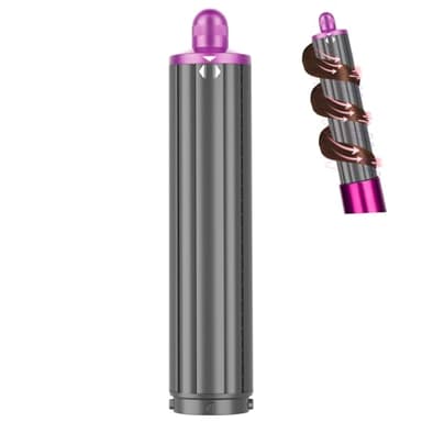 PUREGUST 1.6IN Long Hair Barrels Attachment Compatible with Dyson Airwrap HS01 HS05 HS08 Accessories, Automatic Curling Iron Curlers for Lazy Loose Inward Curls Voluminous Outward Waves