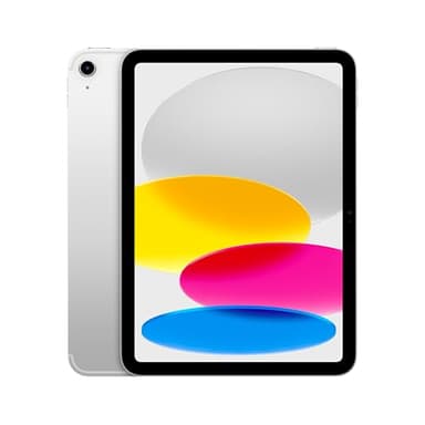 Apple iPad 11-inch: A16 chip, 11-inch Model, Liquid Retina Display, 128GB, Wi-Fi 6 + 5G Cellular, 12MP Front/12MP Back Camera, Touch ID, All-Day Battery Life — Silver