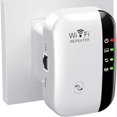 Fast WiFi Extender Signal Booster for Home, Long Range WiFi Repeater - Up to 5000 sq.ft Coverage, Easy Set Up WiFi Repeater Wireless Signal Booster with Ethernet Port for Indoor/Outdoor