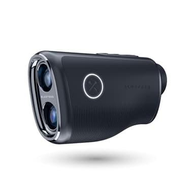 Blue Tees Golf Captain Pro Golf Rangefinder with Slope & GPS Distances – 1200 Yard Laser Range Finder, OLED Display, Shot Tracking, Magnetic Cart Mount, IP67 Waterproof, USB-C Rechargeable