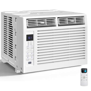 14,000 BTU Window Air Conditioner, 3-in-1 AC Unit with Dehumidifier for Large Room/Living Room Up to 700 Sq. Ft, Quiet & Energy Saving Window AC with Remote, 4 Fan Speeds, 24H Timer