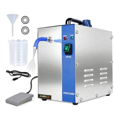 Ewelry Steam Cleaner, 2L/0.52 Gal Professional High-Pressure 135°C/275°F, 8-Min Fast Heat Up,– for Silver, Gold, Gem & Diamond Jewelry Cleaning