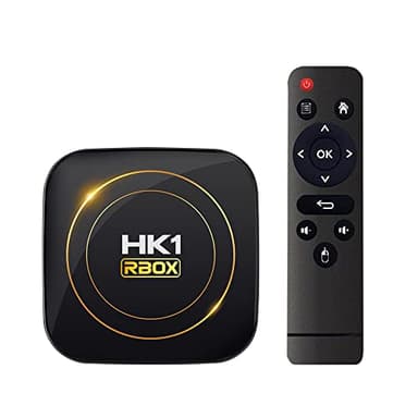 HK1 Android TV Box 2026, Android 12.0 TV Box with 8K Decoding 4GB RAM 64GB ROM Allwinner H618 Quad-Core, 2.4GHz/5.0GHz WiFi6 Bluetooth 4.0+, Support H.265/USB 2.0/8K Ultra HD Smart TV Box