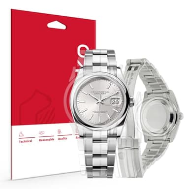 skoko [1 Pack Protective Film for Rolex Datejust 36mm,Detail Expert Version, Glossy Clear Premiem Skin, Anti Scratch, Full Body Coverage