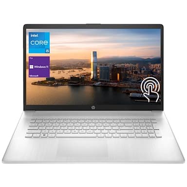 HP Latest Business Professional Laptop, 17.3" HD+ Touchscreen, Intel Core i5-1335U, 32GB RAM, 1TB SSD, Webcam, HDMI, FP Reader, Backlit KB, Wi-Fi 6, Windows 11 Pro, Silver
