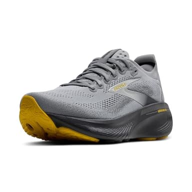 Brooks Men’s Adrenaline GTS 25 Supportive Running & Walking Shoe - Primer Grey/Ebony/Jasmin - 10.5 Wide