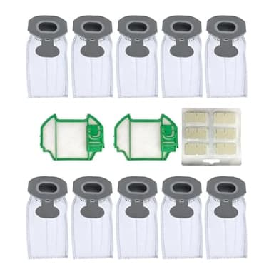 ITGHKM Compatible for Kobold， VK7 FP7 Cordless Vacuum Cleaner, Compatible for Vorwerk， 10 Dust Bags, 2 Pre-Filters, 1 Fragrance Tablets/Sticks.