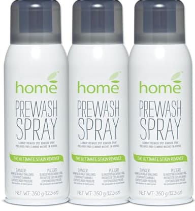 Laundry Prewash Spray Aerosol 3 Pack,Powerful Ultimate Tough Stain Remover for Favorite Color-Fast Fabric & White Shirts/Clothes w/o Scrub/Soak,Get Rid of Grease/Ink/More w. Right Amount Controlled