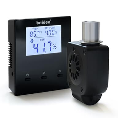 Briidea Gun Safe Dehumidifier with Smart Humidity Control, Real-Time Temperature & Humidity Display, Energy-Efficient Moisture Protection, Fits Safes up to 300 Cubic Feet
