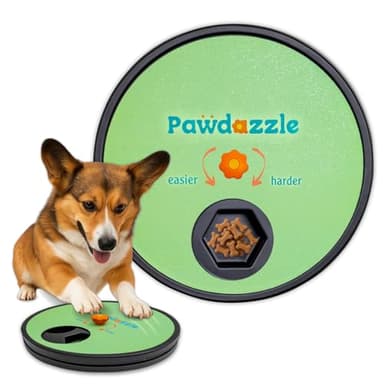 Pawdazzle Dog Nail Scratch Board with Treat Box - Interactive Dog Scratch Pad for Nails with Built-in Reward System | Non-Slip Base & Extra Sand Paper Sheet Included, Stress-Free File Board for Pets