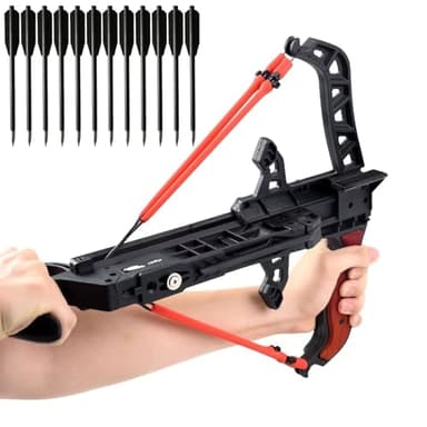 Repeating Compound Bow with 12 Arrows Perfect for Competitive Archery and Outdoor Sports Switches to Ball Shooting Mode