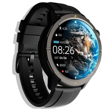 AGM Legion Rugged Smart Watch for Men, 5ATM Waterproof, Shockproof & Drop-proof, 100+ Sports Modes, Bluetooth Calling, Compass, Barometer & Altimeter, 1.43" AMOLED Display, Heart Rate & Sleep Tracking