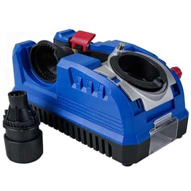 Drill Bit Sharpener for All Bits 3/32-3/4", High-Speed Portable Power Drill Bit Sharpeners, Adjustable 115°-140° Angles Drill Sharpener, Sharpens HSS, Carbide Steel, Masonry, Cobalt, Tin-Coated Bits