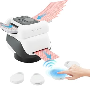 XISZMOG 2-in-1 Automatic Card Shuffler and Dealer Machine,Rechargeable Playing Card Shuffler USB-C,1-2 Decks Support 8 Players, 4 Drawing Remotes, 360°/180° Deal. for Father