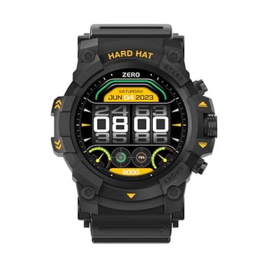 Hard Hat Watches – Big Rig Rugged Smart Watch for Men, 5ATM Waterproof Watch, Dual-Band GPS Tracker, 2-Week Battery, Gorilla Glass, Workout and Fitness Tracker with Heart Rate Monitor and Pedometer