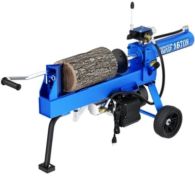 gasxcel 16-Ton Electric Log Splitters for Firewood 21" x 16", Low Noise 17.5Amp Wooden Firewood Splitter W/1600W Brushless Induction Motorm Hydraulic Pump, Electric Wood Splitter for Forestry