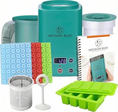 Infusion Buds Butter Infuser Machine- Herbal Butter Maker Machine | Butter & Oil Infuser Machine. Butter Machine Includes Tons of Accessories (Green)