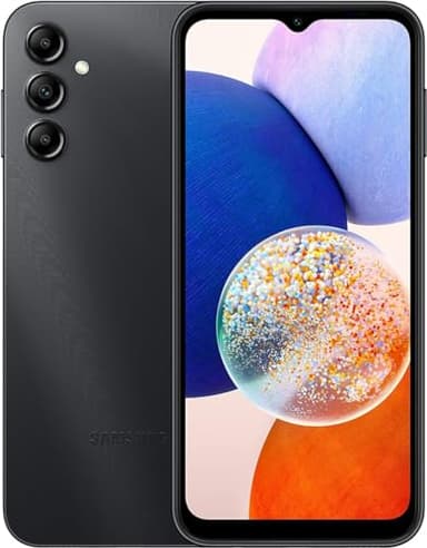 Samsung Galaxy A14 5G, 64GB, Black - Unlocked (Renewed)