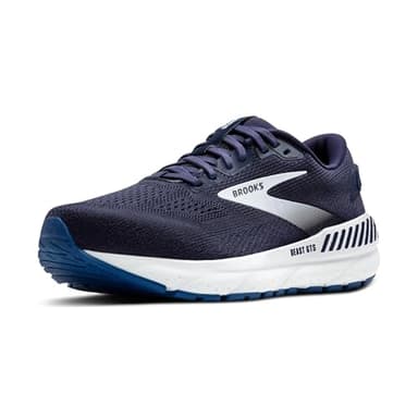 Brooks Men’s Beast GTS 24 Supportive Running & Walking Shoe - Peacoat/True Navy/White - 11.5 Medium