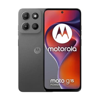 Motorola Moto G15 Power Dual-SIM 512GB ROM + 8GB RAM (GSM Only | No CDMA) Factory Unlocked 4G/LTE Smartphone (Gravity Grey) - International Version