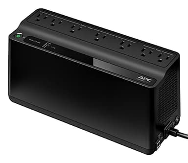 APC UPS Battery Backup for Power Outages, 600VA/330W Surge Protector, 7 Outlets, USB Charging, BE600M1 Uninterruptible Power Supply for Computers, Wi-Fi Routers, and Home Office Electronics