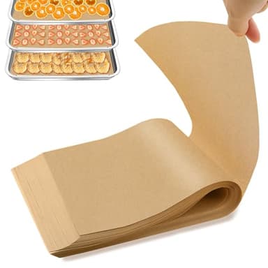 200 PCS Freeze Dryer Tray Mats for Harvest Right Freeze Dryer Trays, Non-Stick Baking Mats One-Off Parchment Paper Compatible with Harvest Right Freeze Dryer Trays (Medium - 17" x 6.8")