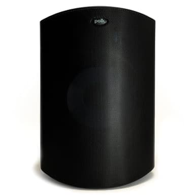 Polk Audio Atrium 8 Outdoor Speaker with Powerful Bass (Each, Black), All-Weather Durability, Broad Sound Coverage, Speed-Lock Mounting System