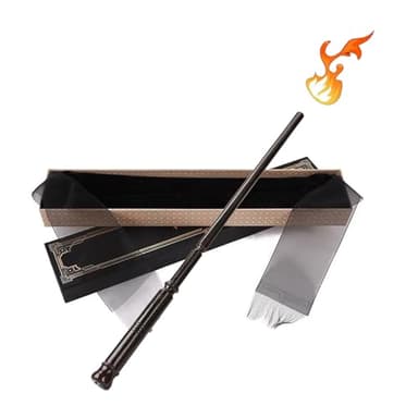 ZHAWAXI Handcrafted Magic Wand,Movie Inspired Wizard Wands for Role Play, Cosplay Costume, Birthday Party Favors,Collectible (Harry-A)