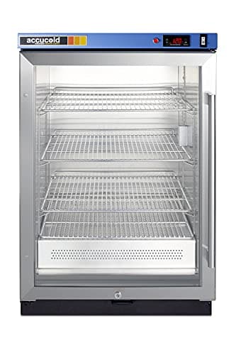 Summit Appliance PTHC65GLHD Single Chamber Passive Heating Blanket Warmer with Stainless Steel Cabinet, Glass Door, Stainless Steel Interior, Left Hand Door Swing, Digital Thermostat and Lock