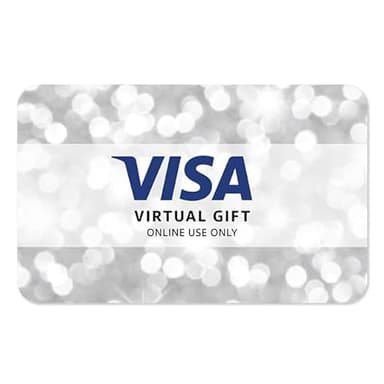 Visa Virtual $50 eGift Card (plus $4.95 Purchase Fee) - For Online Use Only
