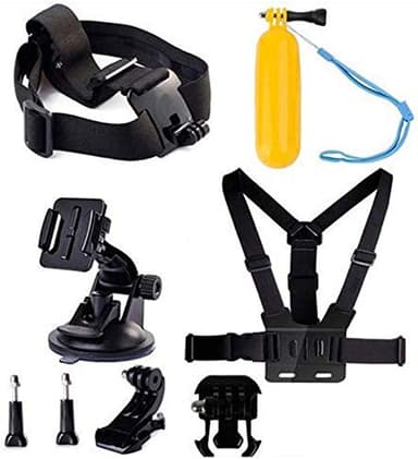 Navitech 8-in-1 Action Camera Accessories Combo Kit - Compatible with GoXtreme Easypix Action Camera