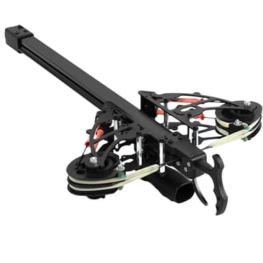 Compact Compound Bow Kit for Adults & Teens – 40 Rounds Repeating Sling Bow for Steel Balls and Arrows, Folding Design with Sight Mount, 100M Max Range, for Target Practice & Outdoor Hunting