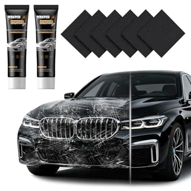 MALOK Car Scratch Remover, 2026 Upgrade Nano Sparkle Magic Cleaning Cloth for Minor Car Paint Scratch Repair, Multi-Function Car Polish Scratch & Water Spots Remover for All Vehicles