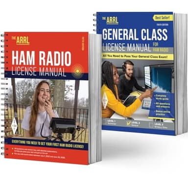 ARRL License Manual Bundle for Ham Radio – All You Need to Pass Your Technician and General Class Exam