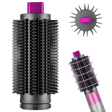 YTCHYYSK Upgraded Round Volumizing Brush Attachment for Dyson Airwrap HS01/05/08, Round Brush for Dyson Air wrap Accessories for Straighten Dry Curls Add Volume, Rose